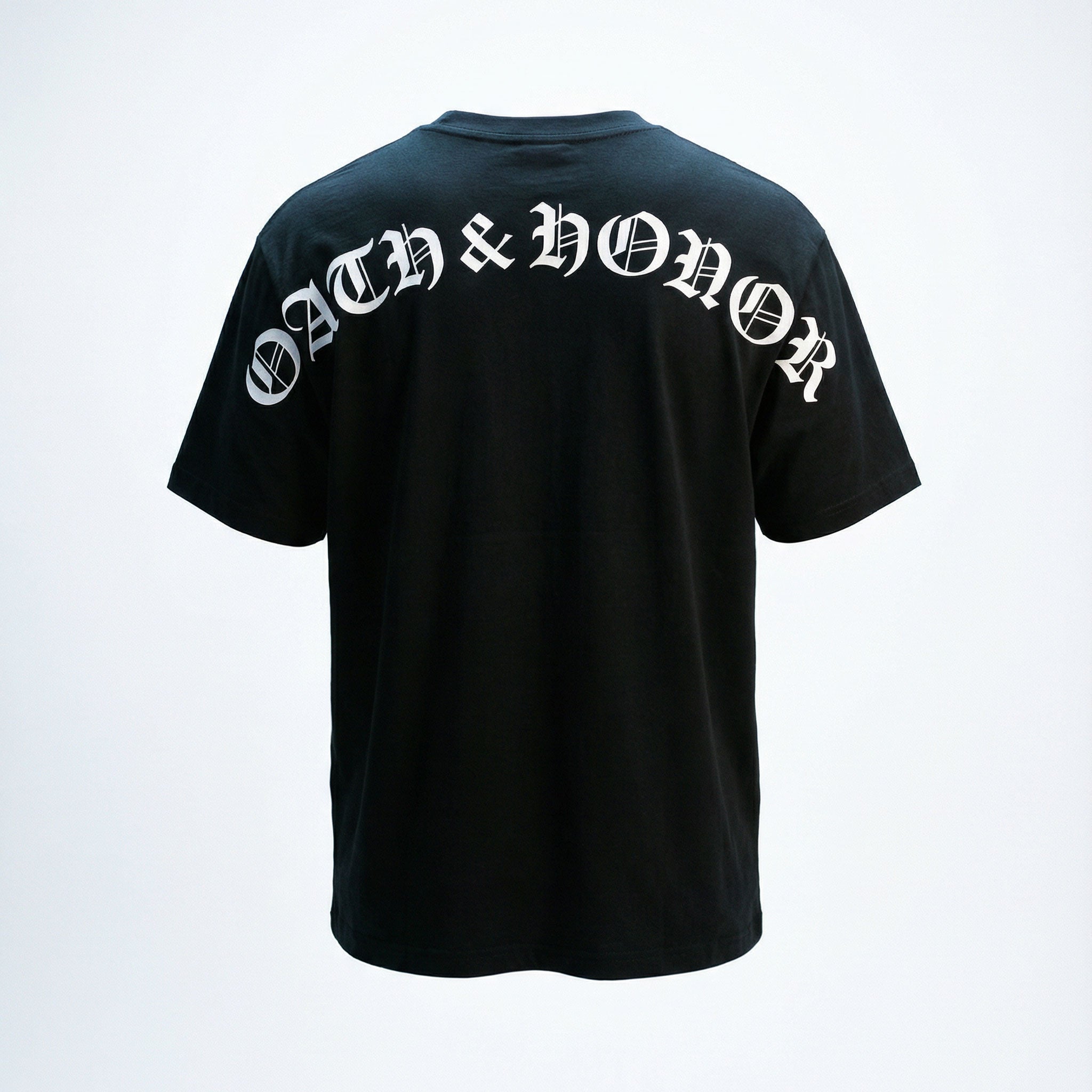 OATH & HONOR BLESS UP CLASSIC OVERSIZED TEE - BLACK